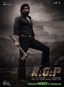 Affiche de KGF 2 Hindi, film à voir en streaming sur Pygargue