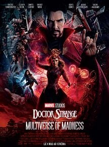 Affiche de Doctor Strange in the Multiverse of Madness, film à voir en streaming sur Pygargue