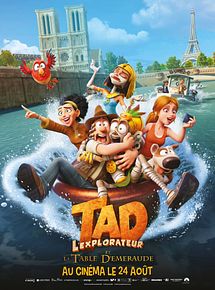Affiche de Tad l'explorateur et la table d'émeraude, film à voir en streaming sur Pygargue