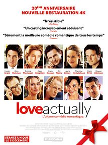 Affiche de Love Actually, film à voir en streaming sur Pygargue