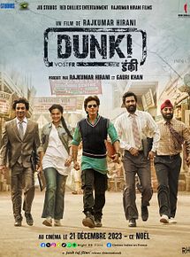 Affiche de Dunki, film à voir en streaming sur Pygargue