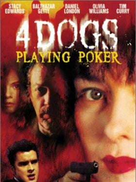 Four Dogs Playing Poker