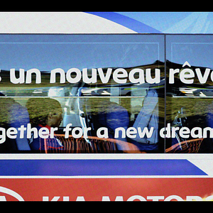 Photo Le Bus: les Bleus en grève