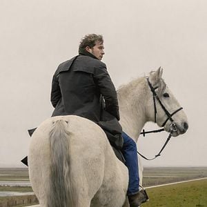 Photo L'homme au cheval blanc