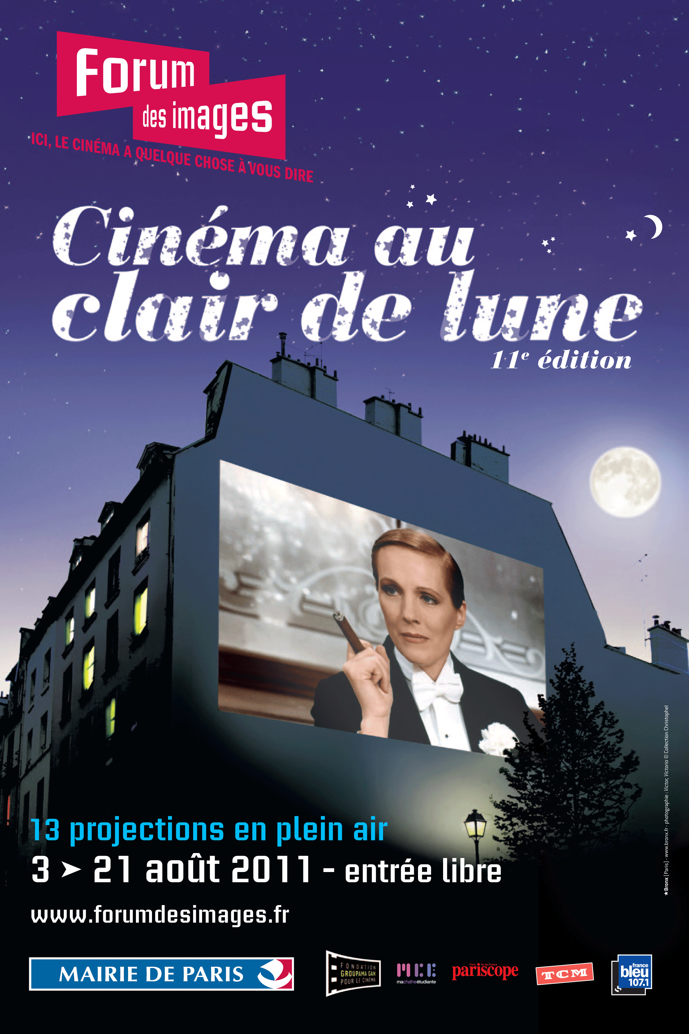 Photo Cinéma au Clair de Lune