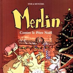 Photo Merlin contre le Père Noël