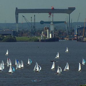 Photo Die Elbe von oben