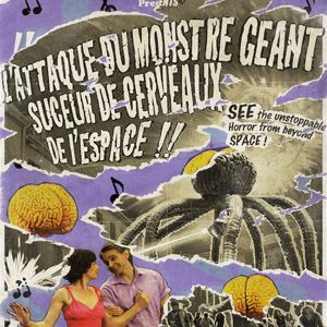 Photo L'Attaque du monstre géant suceur de cerveaux de l'espace