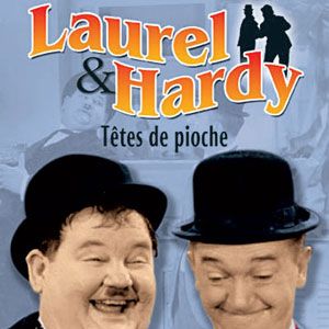 Photo Laurel et Hardy - Têtes de pioche