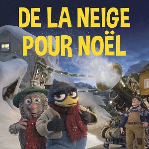 Photo De la neige pour Noël