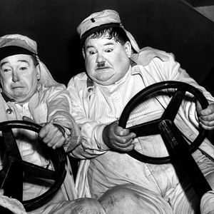 Photo Laurel et Hardy conscrits