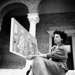 Photo Peggy Guggenheim, la collectionneuse