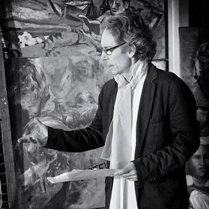 Photo Michel Ange, Da Vinci and his models