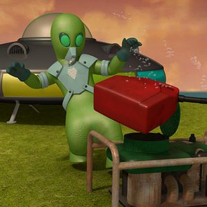 Photo Sam le pompier : Alerte extraterrestre - Le film