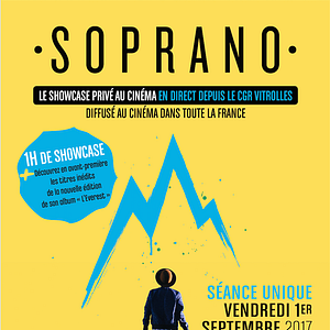 Photo Soprano en Showcase en direct au cinéma (CGR Events 2017)