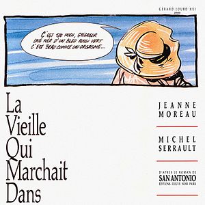 Photo La vieille qui marchait dans la mer