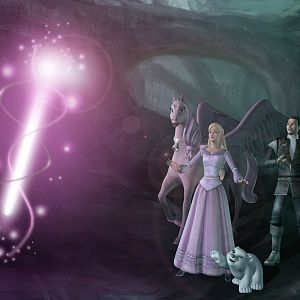 Photo Barbie et le cheval magique