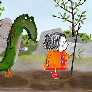 Photo Rita et Crocodile