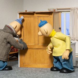 Photo Pat et Mat en hiver