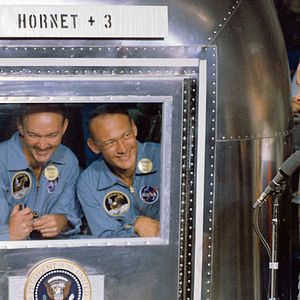Photo Apollo 11 : retour vers la lune