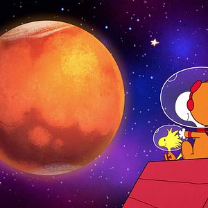 Photo Snoopy dans l'espace