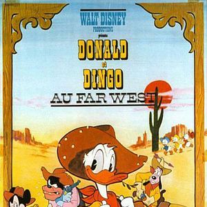 Photo Donald et Dingo au Far-West