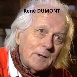 Photo René Dumont, écologiste et agronome de la faim