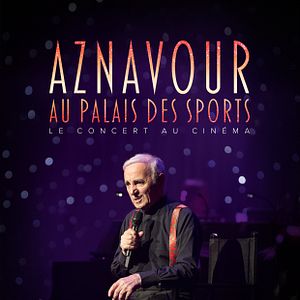 Photo Aznavour au Palais des Sports