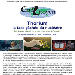 Photo Thorium, la face gâchée du nucléaire