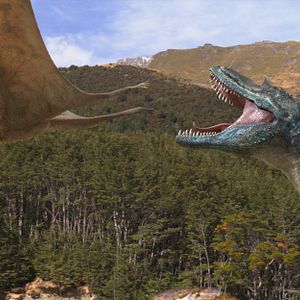 Photo Sur la terre des dinosaures, le film 3D