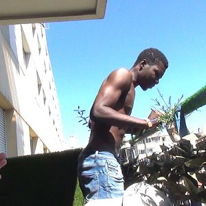 Photo Aboubakar et moi (Chronique d'un confinement)