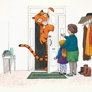 Photo Le Tigre qui s'invita pour le thé