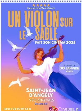 poster du film Un Violon sur le Sable fait son Cinéma 