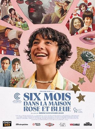poster du film Six mois dans la maison rose et bleue
