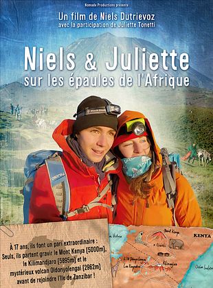poster du film Niels et Juliette sur les épaules de l’Afrique