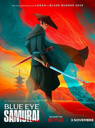 poster de la série Blue Eye Samurai