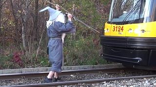 image de Gandalf ne laisse passer personne, même les trains... 