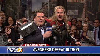 image de Thor est à bloc après la défaite d'Ultron !