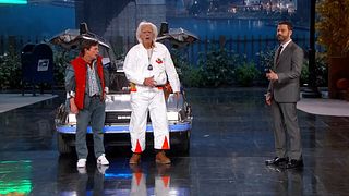 image de Doc et Marty sont bien arrivés sur le plateau de Jimmy Kimmel