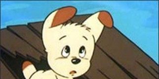 poster de la série Le chiot dérive sur la rivière