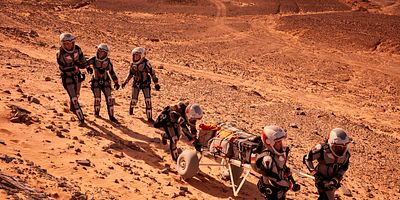 poster de la série Les pieds sur Mars