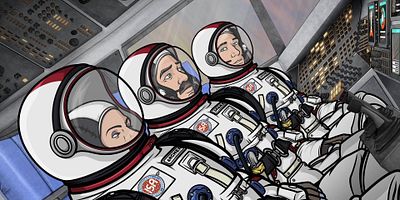 poster de la série Les mutins de l'espace - Première partie