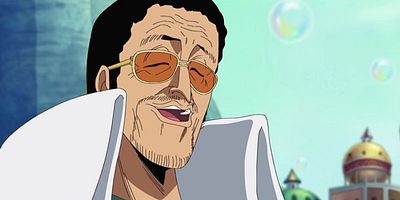poster de la série Un coup de pied impossible à éviter? à la vitesse de la lumière de l’Amiral Kizaru