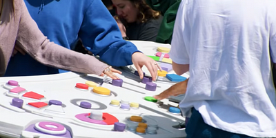 poster de la série Vice versa : une console dans un parc