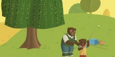 poster de la série Petit Ours Brun va à la pêche