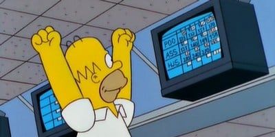 poster de la série Homer perd la boule