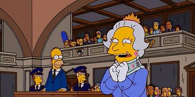 poster de la série Homer rentre dans la reine
