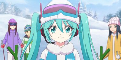 poster de la série Les yeux couleur lavande qui pleurent à Furano.