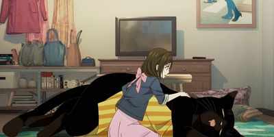 poster de la série Le chat à tout faire se rend à l’aquarium