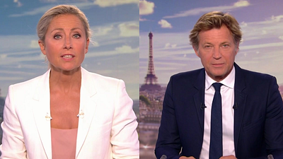 image de la news "Il y a des discussions", Anne-Sophie Lapix et Laurent Delahousse (20 Heures de France 2) sur le départ ?